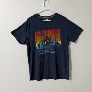 *FREE WITH BUNDLE* Old Navy Ford Men's Dark Blue Scenic Graphic Tee